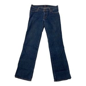 American Eagle Jeans Boot Cut Women's 4 Low Waist Stretch Dark Denim EUC